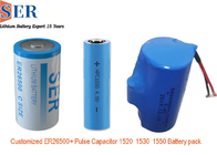 Bộ pin ER26500 SPC1530 HLC1550A HPC1550 Li SOCL2 Tụ điện xung lai cho sản phẩm IOT