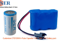 Bộ pin ER26500 SPC1530 HLC1550A HPC1550 Li SOCL2 Tụ điện xung lai cho sản phẩm IOT