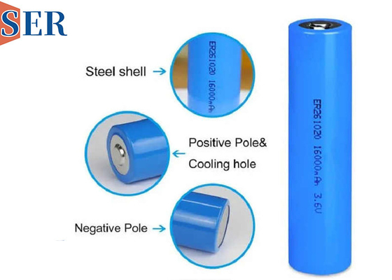 ER261020M DC hai Li SOCL2 pin điện xả lớn Công suất cao 3.6V 13000mAh