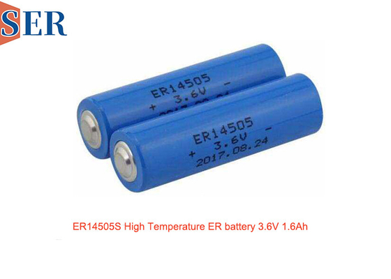 3.6Volt Lithium LiSOCL2 Nhiệt độ cao cơ bản pin ER14505S AA Kích thước cho máy đo tiện ích