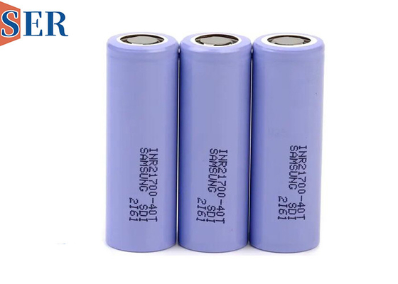 Loại thoát nước cao INR21700 40T Samsung Li Ion Battery 3.6V Pin sục trụ sạc cho công cụ điện
