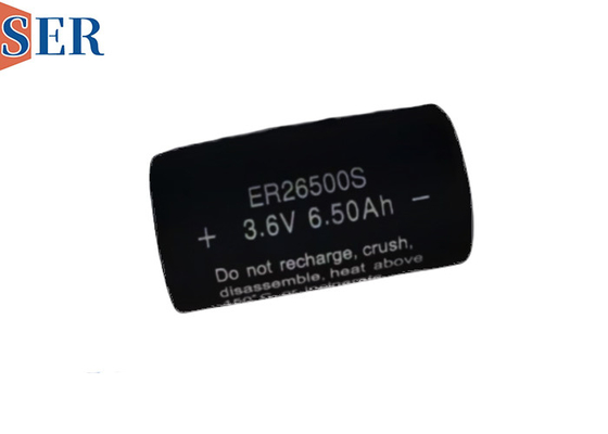 Er26500S 3.6V Li SOCl2 Pin Kích thước C Nhiệt độ cao lên đến 150 °C Đối với thiết bị khoan dầu
