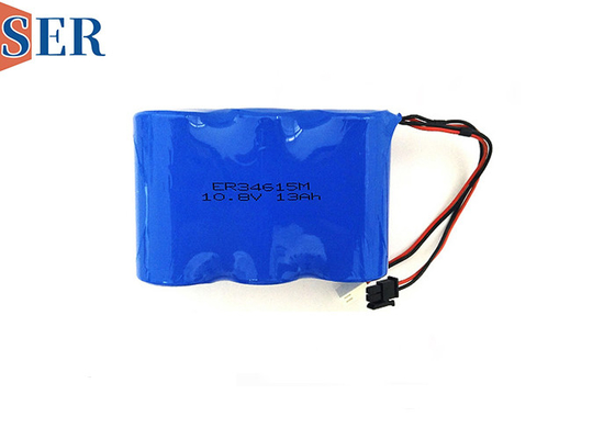 Bộ pin Li-SOCL2 tùy chỉnh 10.8V 8500mAh ER26500 3S1P Lithium Primary Battery Pack cho máy dò rò rỉ chân không