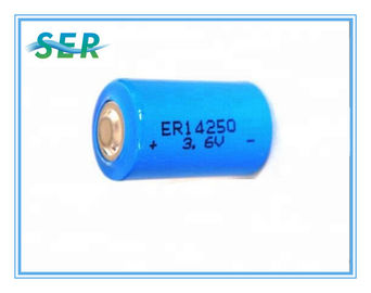 Máy đo khí Pin Li SOCL2, 1 / 2AA ER14250M Pin 3.6V 750mAh Loại nguồn