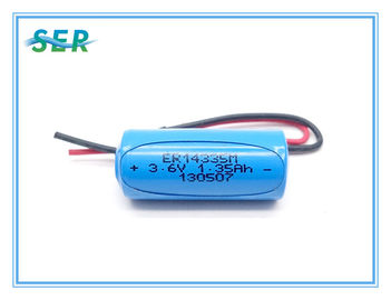 Loại xoắn ốc 3.6V 1200mAh Pin chính Lithium 2 / 3AA Kích thước ER14335M cho đồng hồ làm nóng nước