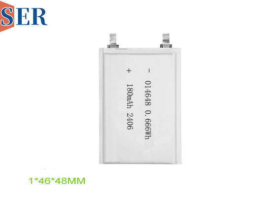 Cung cấp pin nhà máy 3.7v pin lithium polymer siêu mỏng có thể sạc lại 014648 cho thiết bị điện tử