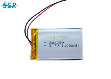 Pin Lithium có thể sạc lại hình vuông, Pin Lipo dung lượng cao 385068 cho ánh sáng
