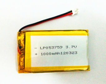 Pin Lithium Polymer siêu mỏng 503759 3.7V 1300mAh Vòng đời 500 cho GPS Tracker