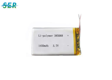 Pin Lithium có thể sạc lại hình vuông, Pin Lipo dung lượng cao 385068 cho ánh sáng