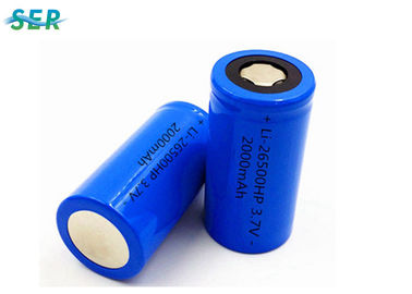ICR26500 Pin Lithium Ion 3,7 Volt 26500 2000mAh Tốc độ xả cao 10C