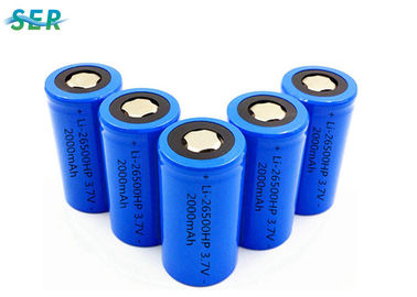 ICR26500 Pin Lithium Ion 3,7 Volt 26500 2000mAh Tốc độ xả cao 10C