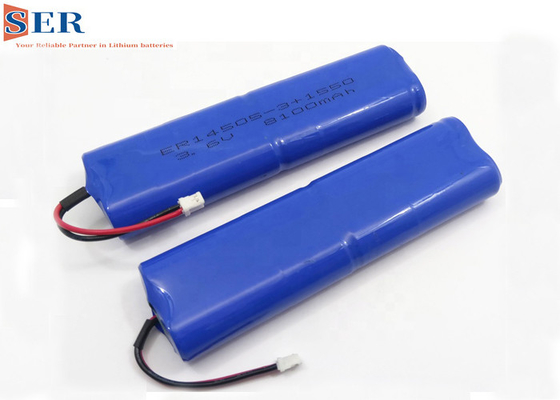 ER14505-3P 3.6V 8100mAh Pin LiSOCL2 với đầu nối JST Tụ điện SPC1550