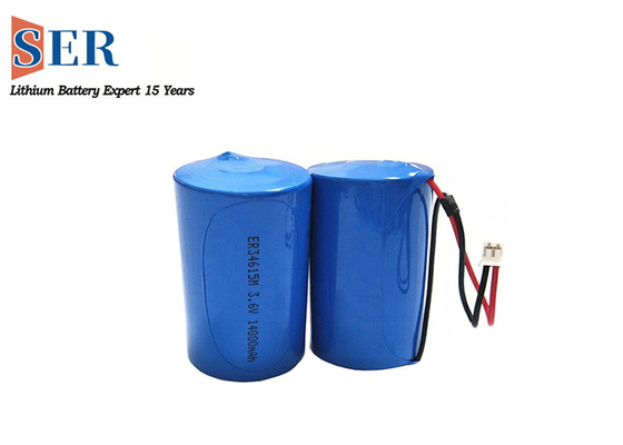 ER48660 3.6V Lithium Pin dùng một lần ER Li SOCL2 Tùy chỉnh hình dạng xi lanh