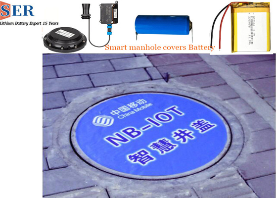 Pin Lipo 3.7V LP805060 3000mAh Pin Lithium polymer cho nắp hố ga thông minh