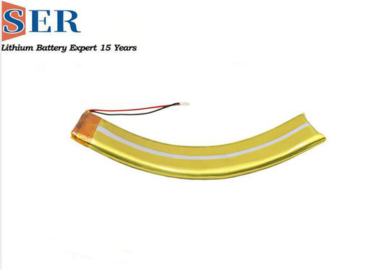 Pin Li Poly có thể tùy chỉnh 3.7V Pin Lithium Polymer Ion cong linh hoạt An toàn Pin Lipo cong