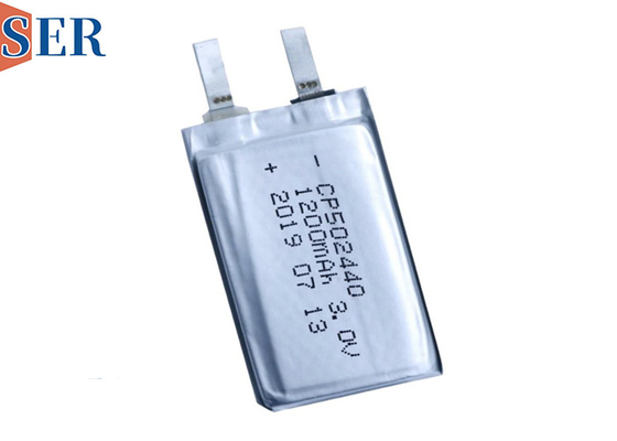 Pin siêu mỏng CP502440 LiMNO2 với vật liệu Lithium Mangan Dioxide