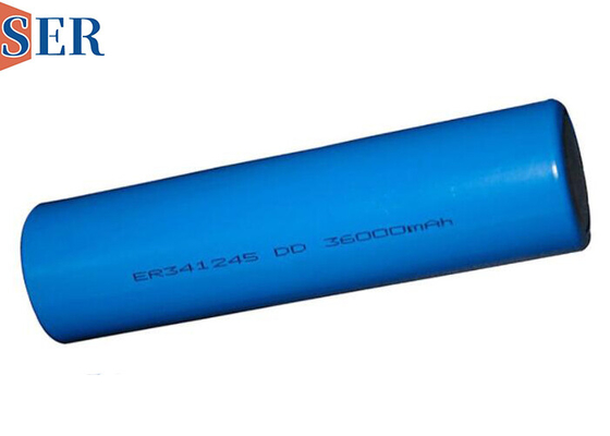 ER341245 3.6V Công suất cao 35Ah Li SOCL2 Pin DD Kích thước cho ngành công nghiệp ô tô