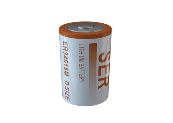 ER34615M 3.6V D Kích thước Pin LiSOCL2 Pin Lithium Thionyl Clorua có rãnh thoát nước cao