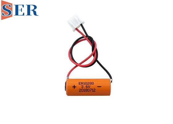 ER10280 Li SOCL2 Pin 500mAh 3.6V 2 / 3AAA Kích thước Lithium ER10 / 28