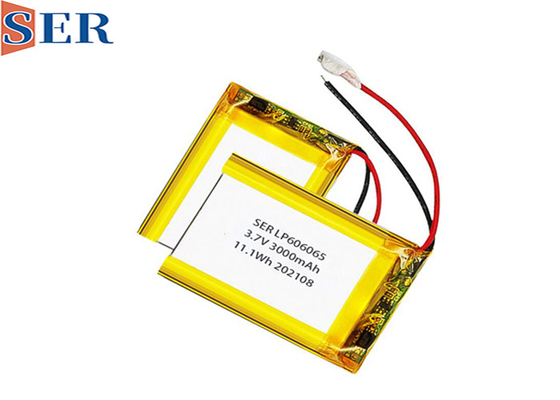 Li - Ion Pouch Pin Lipo 606065 Lithium Polymer 3.7V 7.4V 11.1V 2500mAh