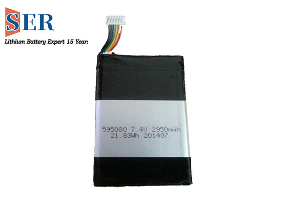 Tùy chỉnh pin Lithium Polymer 7.4V Lipo 595080 BQ27200 Lithium Ion Polymer Cell