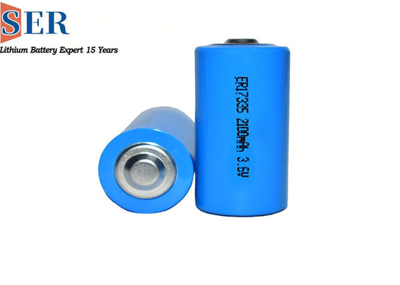 MSDS Li SOCL2 Pin ER17335S Đồng hồ đo tiện ích 3.6 Volt Tế bào Lithium nhiệt độ cao chính