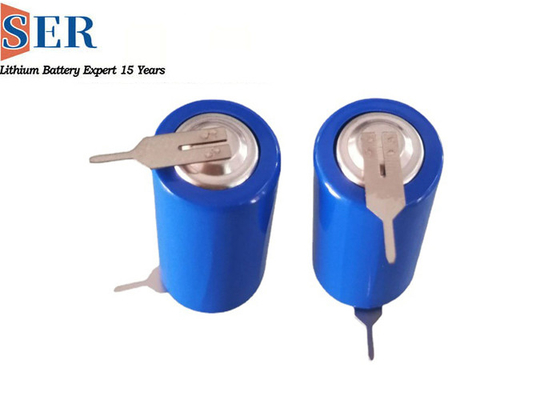 Pin Li SOCl2 hình trụ Điện áp cao 3,6 V ER17450m cho Đồng hồ đo khí NB-IoT Meter